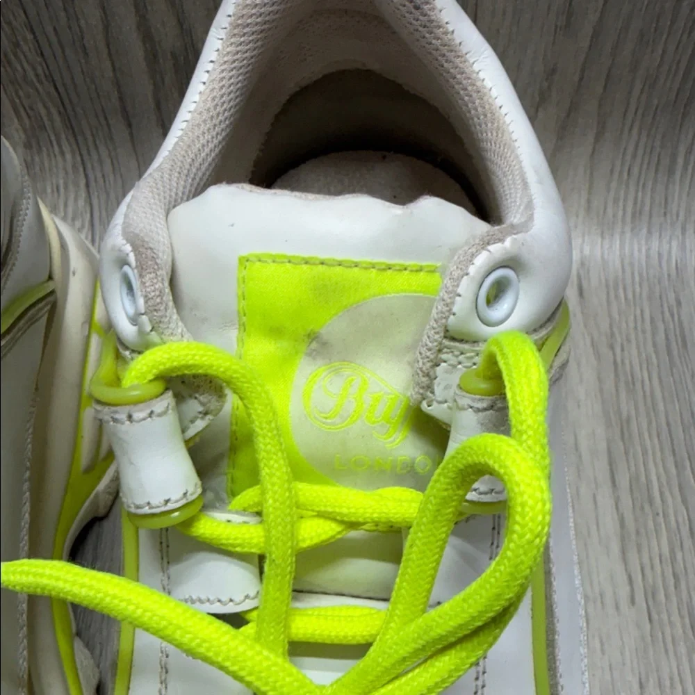 Buffalo Platform Sneakers with Neon Accents